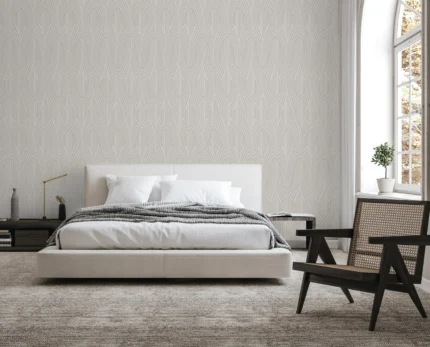 Gray Embossed Wallpaper – Understated Elegance (24102-2)